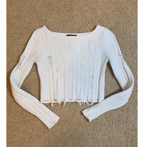 Forever 21 White Crop Top